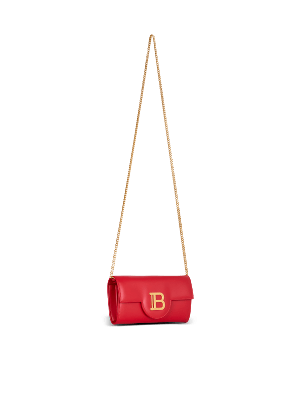 Balmain Paris Portefeuille B-Buzz En Cuir Rouge - Femme