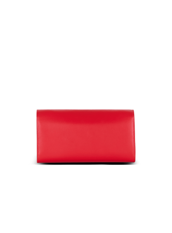 Balmain Paris Portefeuille B-Buzz En Cuir Rouge - Femme