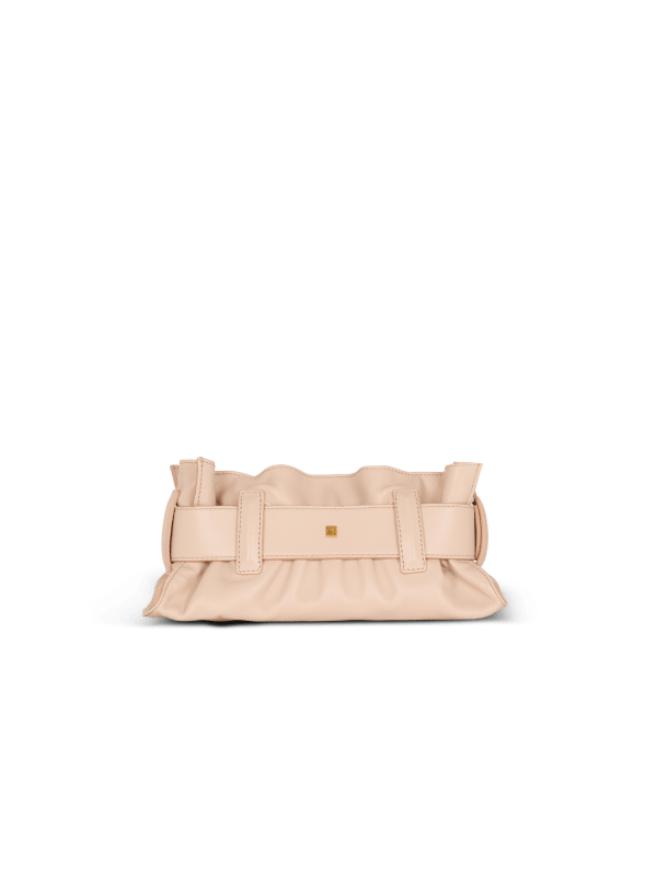 Balmain Paris Sac Anthem Mini En Cuir De Veau Beige - Femme