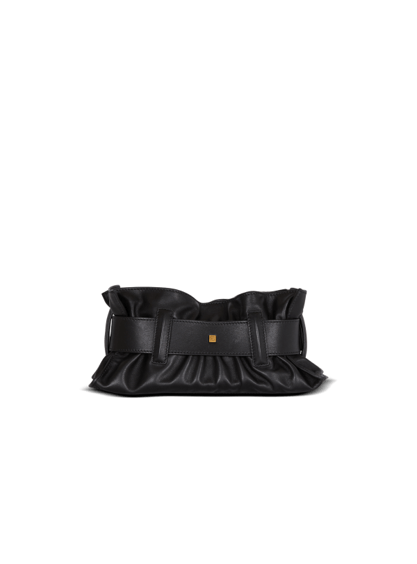 Balmain Paris Sac Anthem Mini En Cuir De Veau Noir - Femme