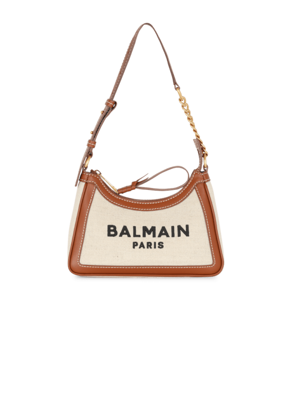 balmain paris Sac B-Army canvas en toile et cuir beige - Femme balmain paris Sac B-Army canvas en toile et cuir beige - Femme