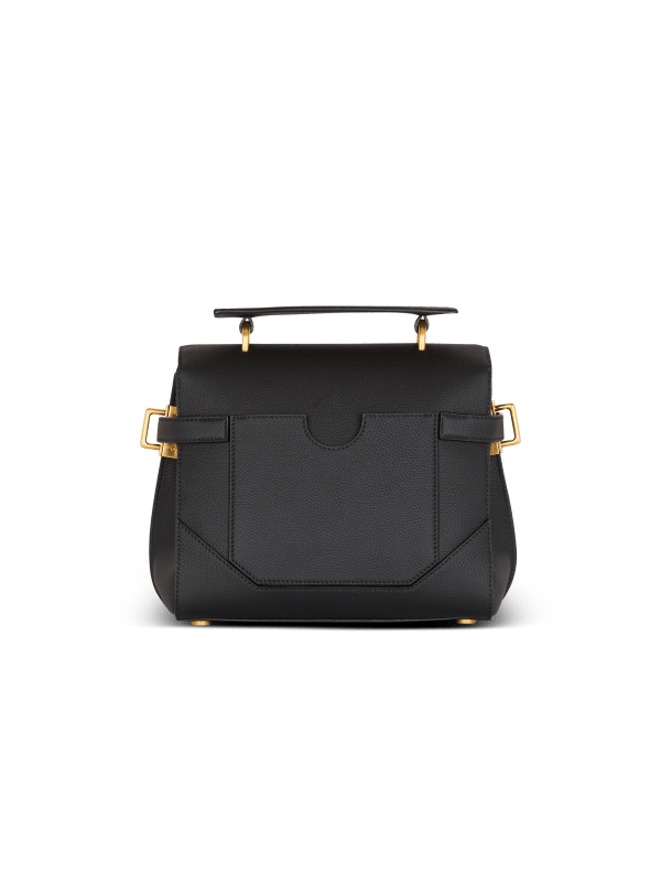 Balmain Paris Sac B-Buzz 23 En Cuir Grainé Noir - Femme