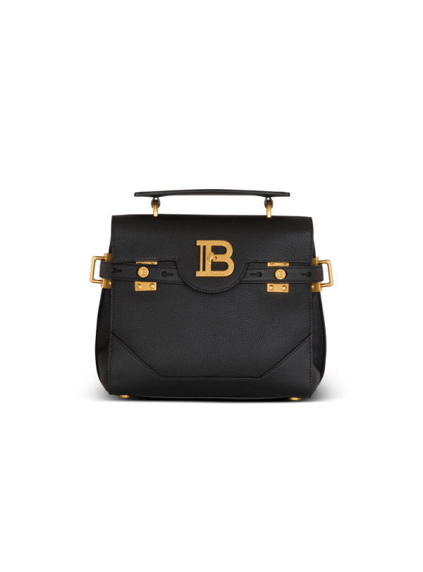 balmain paris Sac B-Buzz 23 en cuir grainé noir - Femme balmain paris Sac B-Buzz 23 en cuir grainé noir - Femme