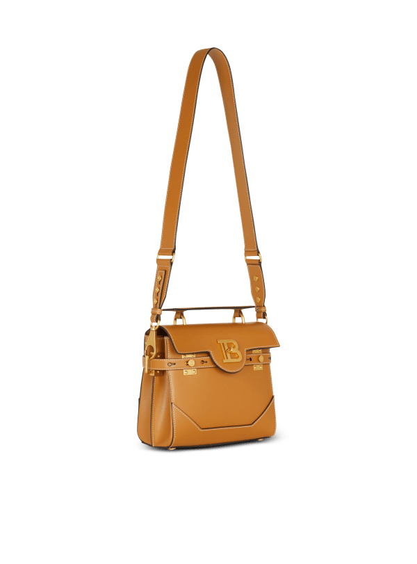Balmain Paris Sac B-Buzz 23 En Cuir Lisse Marron - Femme