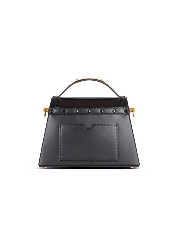 Balmain Paris Sac B-Buzz Dynasty En Cuir Box Noir - Femme