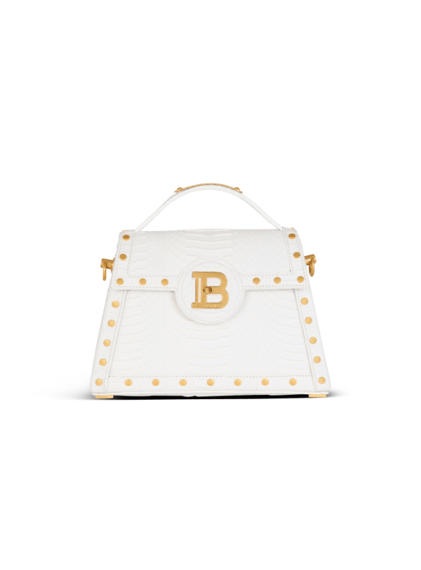 balmain paris Sac B-Buzz Dynasty en cuir d’élaphe blanc - Femme balmain paris Sac B-Buzz Dynasty en cuir d’élaphe blanc - Femme