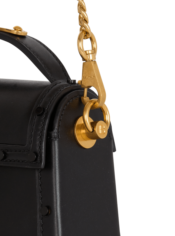 Balmain Paris Sac B-Buzz Dynasty Small En Cuir Noir - Femme