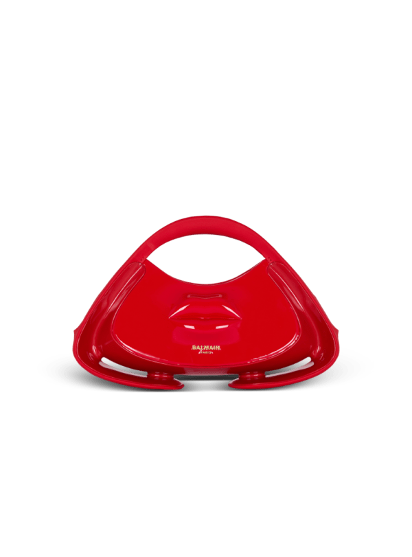 balmain paris Sac Jolie Madame Medium à bouche reliefée rouge - Femme