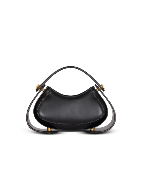 Balmain Paris Sac Jolie Madame Medium En Cuir Box Noir - Femme