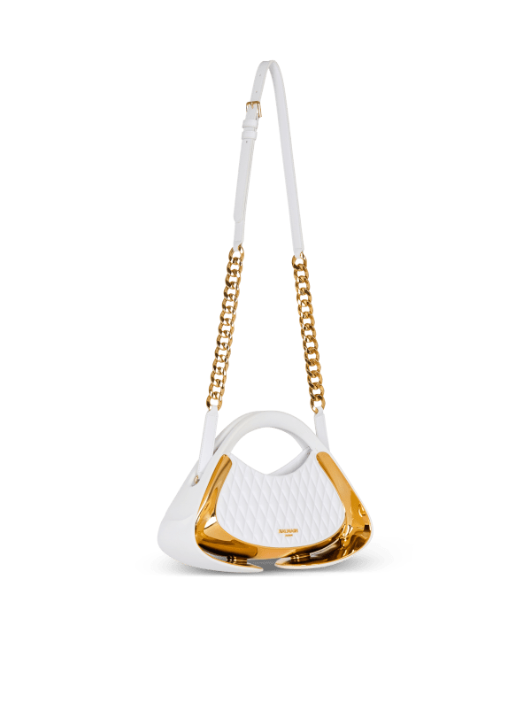 Balmain Paris Sac Jolie Madame Medium Matelassé Blanc - Femme