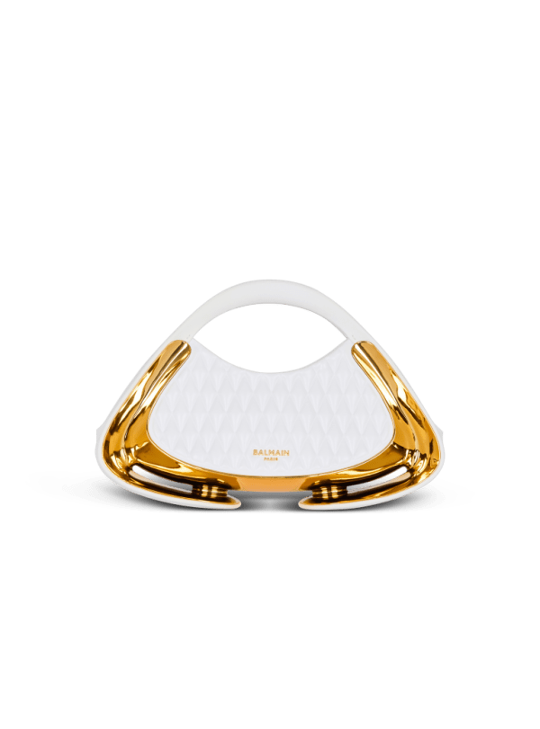 balmain paris Sac Jolie Madame Medium matelassé blanc - Femme