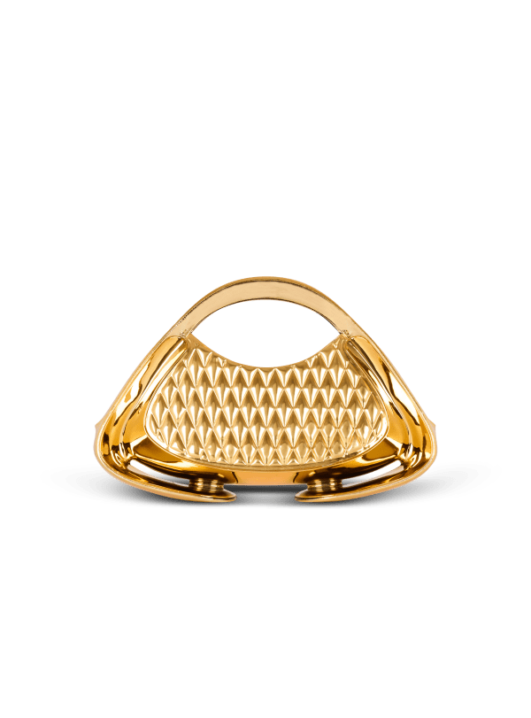Balmain Paris Sac Jolie Madame Medium Matelassé Or - Femme