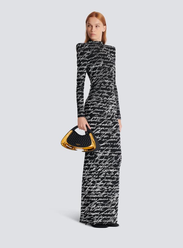 Balmain Paris Sac Jolie Madame Medium Matelassé Or - Femme