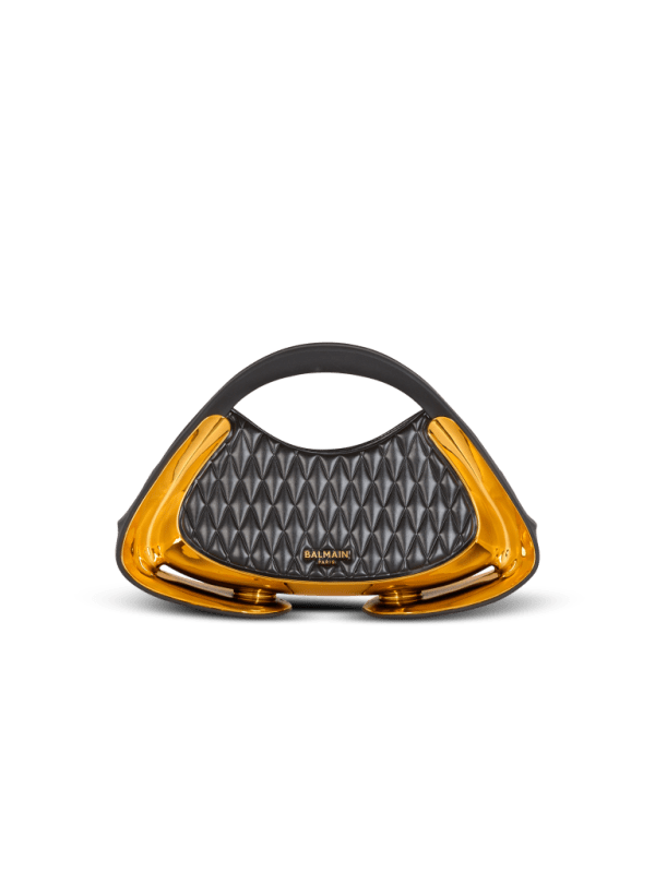 balmain paris Sac Jolie Madame Medium matelassé or - Femme