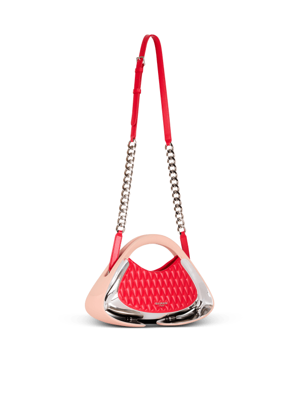 Balmain Paris Sac Jolie Madame Medium Matelassé Rouge - Femme