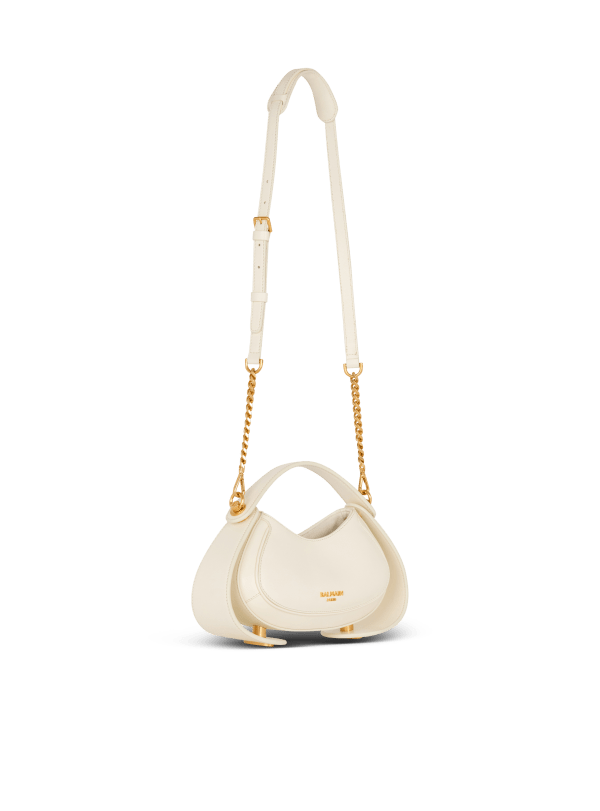 Balmain Paris Sac Jolie Madame Small En Cuir Box Blanc - Femme