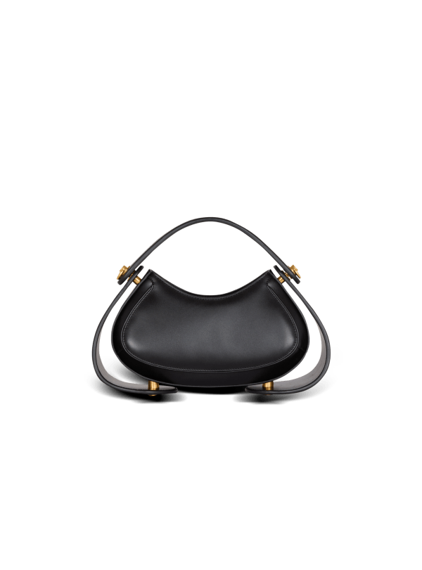 Balmain Paris Sac Jolie Madame Small En Cuir Box Noir - Femme