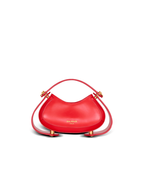 balmain paris Sac Jolie Madame Small en cuir box rouge - Femme