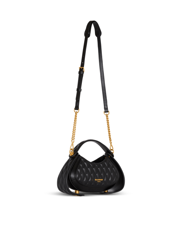Balmain Paris Sac Jolie Madame Small En Cuir Matelassé Noir - Femme