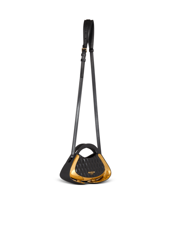 Balmain Paris Sac Jolie Madame Small Matelassé Noir - Femme