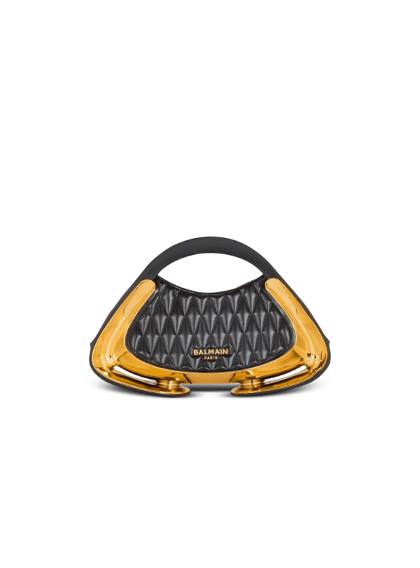 balmain paris Sac Jolie Madame Small matelassé noir - Femme