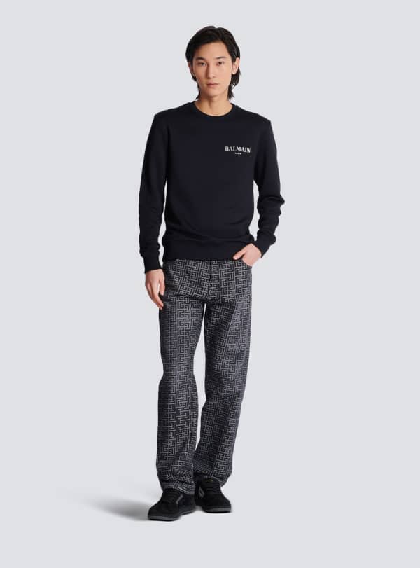 Balmain Paris Sweat-shirt Balmain Vintage Noir - Homme