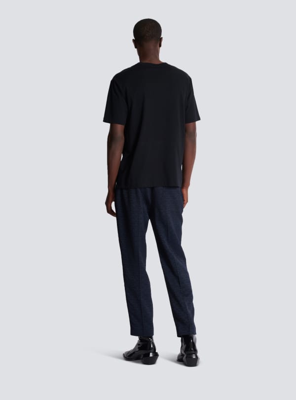 Balmain Paris T-shirt à Manches Courtes Pierre Balmain Noir - Homme