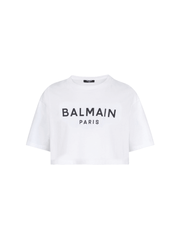 balmain paris T-shirt imprimé Balmain Paris blanc - Femme