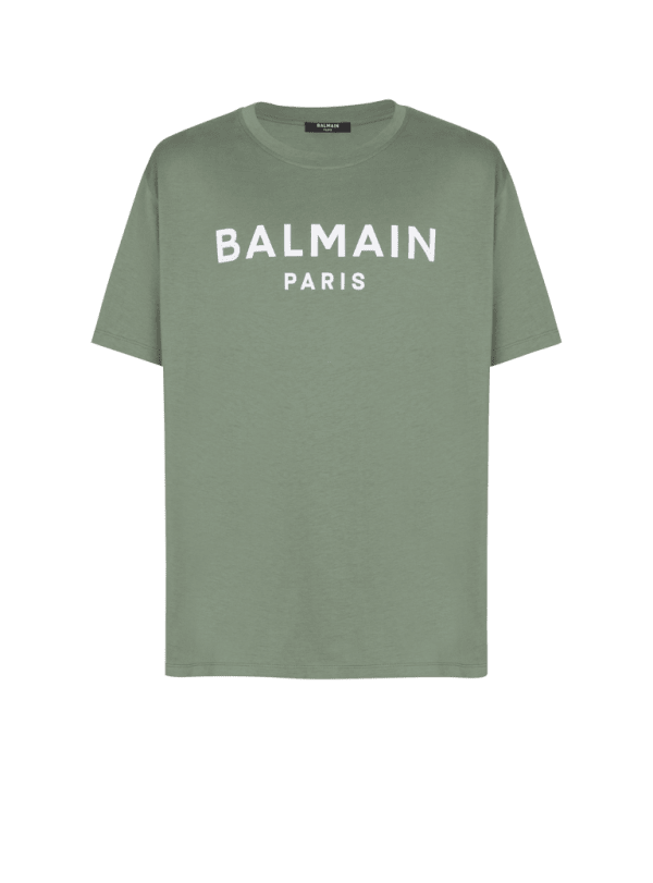 balmain paris T-shirt imprimé Balmain Paris vert - Homme