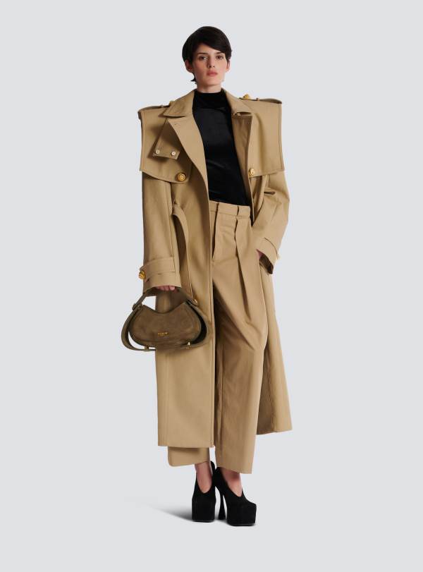 Balmain Paris Top à Manches Longues En Velours Noir - Femme