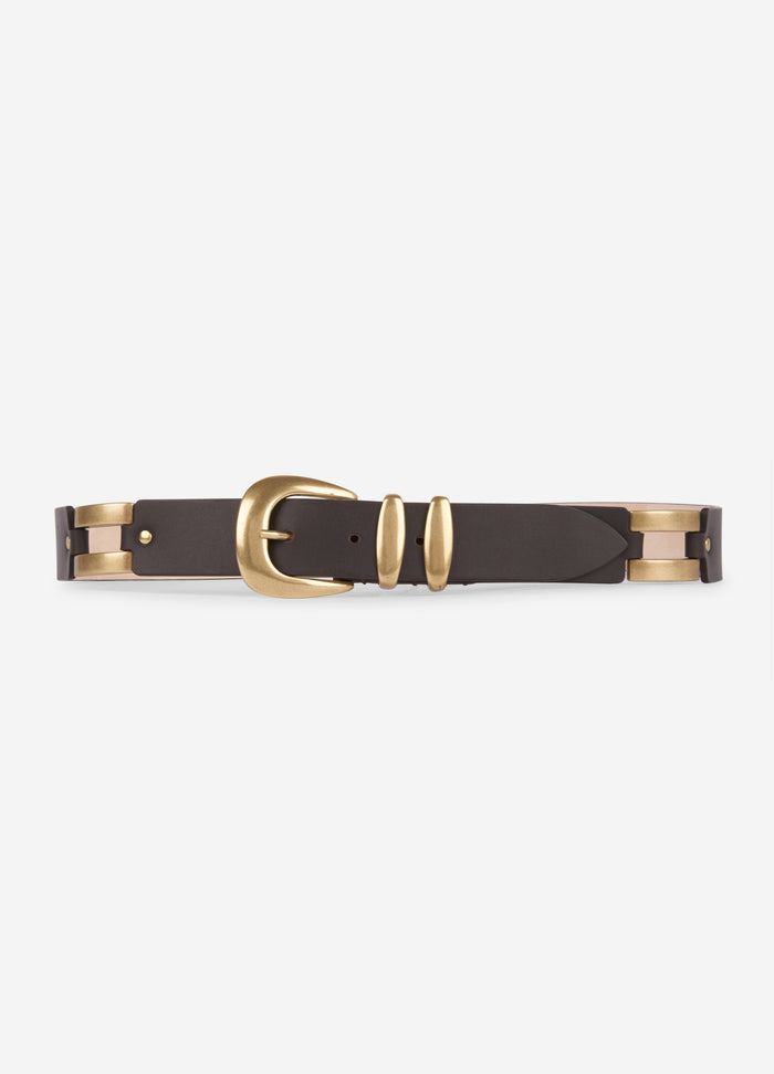 Barbara Bui ceinture western en cuir marron
