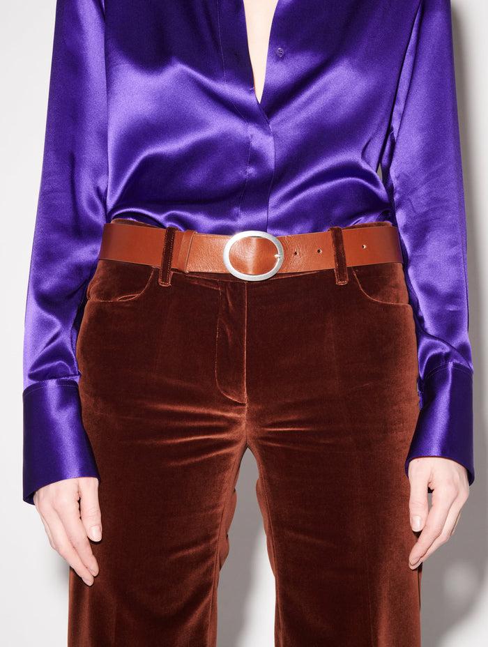 Barbara Bui Ceinturon En Cuir Camel