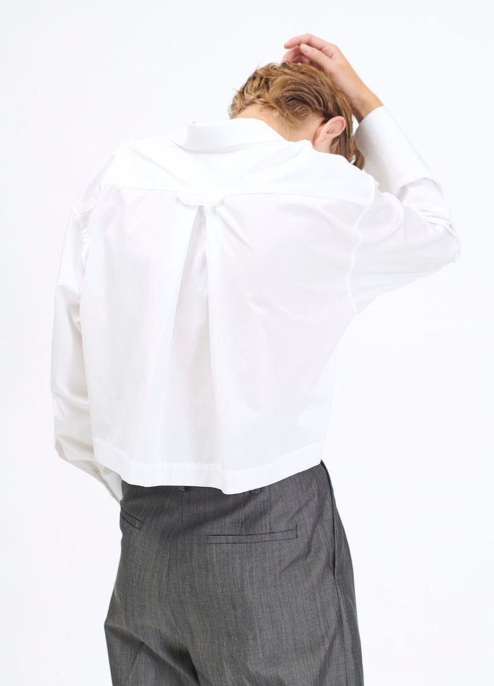 Barbara Bui Chemise à Bavolet En Popeline De Coton