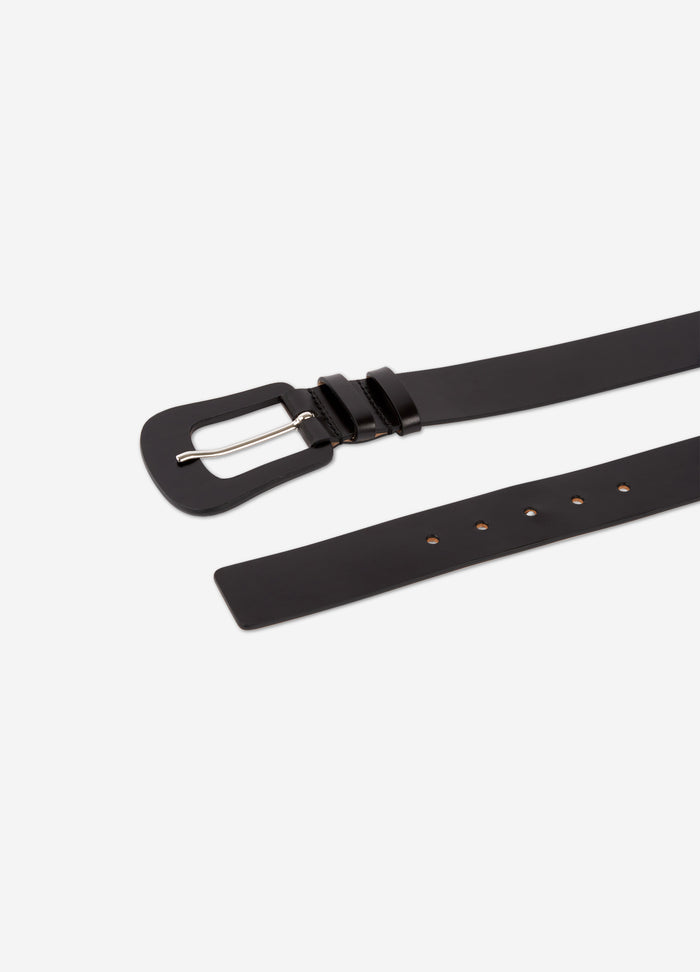 Barbara Bui Large Ceinture En Cuir Noir