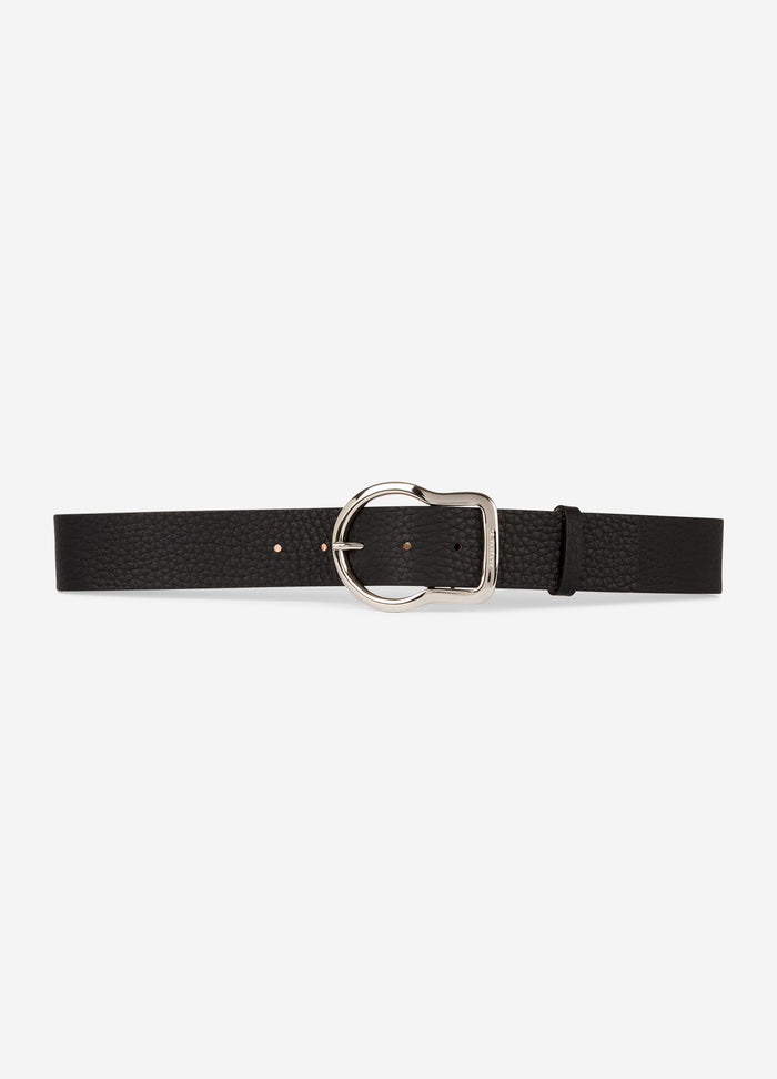Barbara Bui Large ceinture en cuir noir