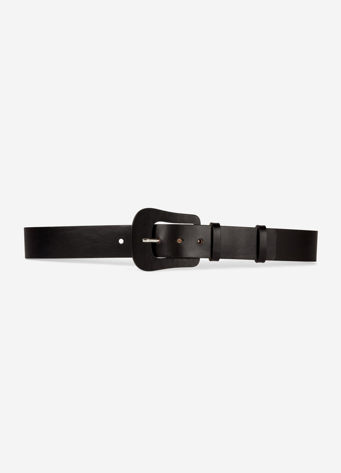 Barbara Bui Large ceinture en cuir noir