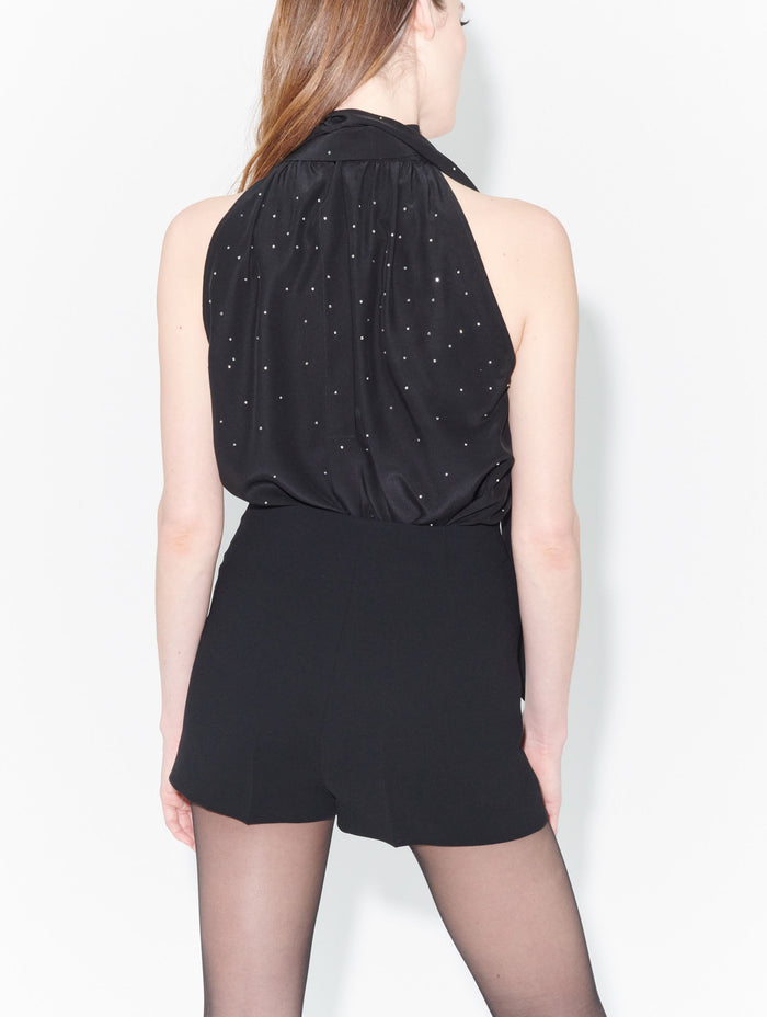 Barbara Bui Short Court En Crêpe Noir