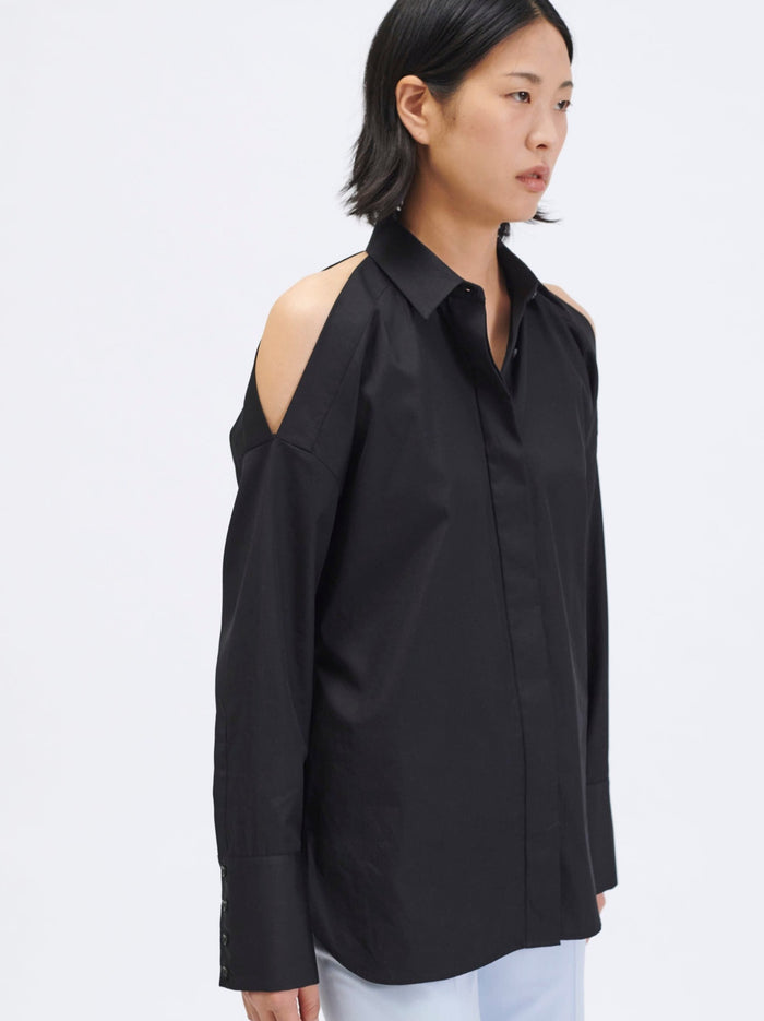 Barbara Bui Chemise à épaules Dénudées En Popeline De Coton