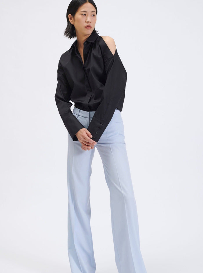 Barbara Bui Chemise à épaules dénudées en popeline de coton