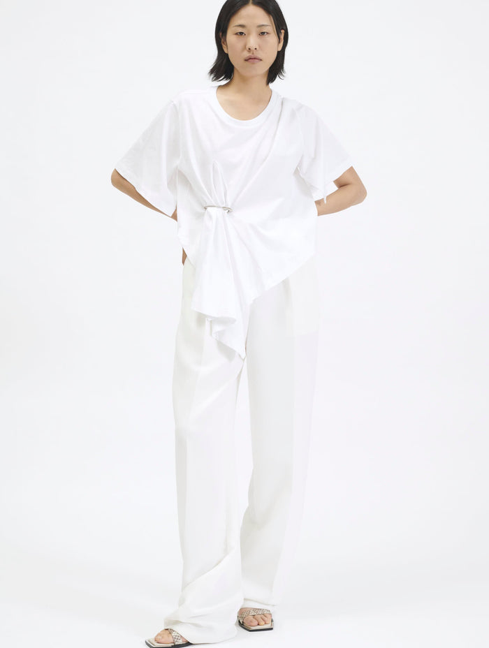 Barbara Bui Tee-shirt En Jersey De Coton Asymétrique