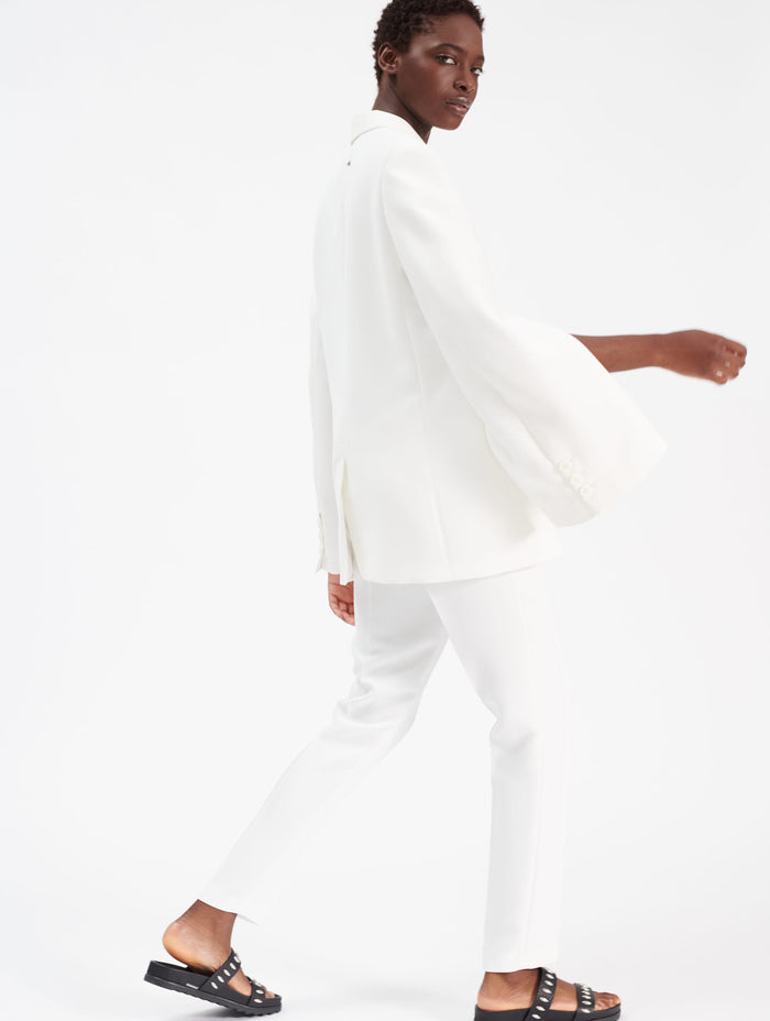 Barbara Bui Veste De Costume En Crêpe Coupe Boyfriend