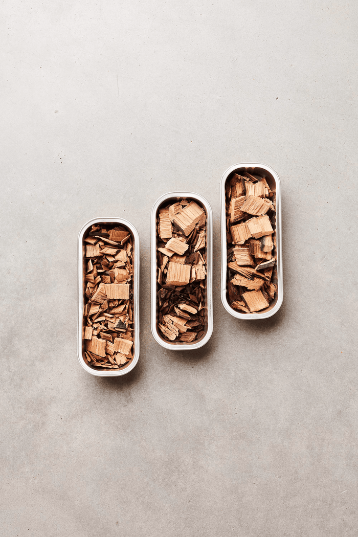Barbecook 3 Sortes Copeaux De Fumage Chêne Whiskey & Vin Rouge