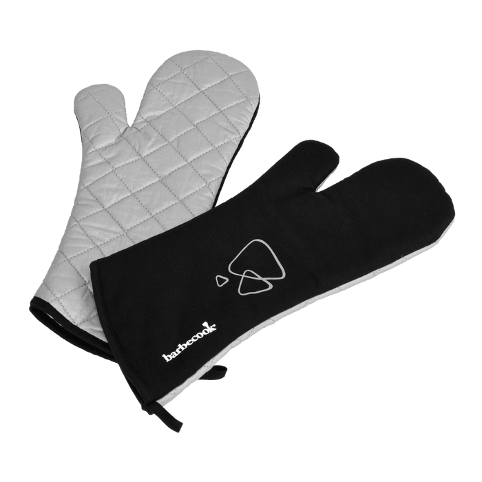 barbecook Paire de gants longs en coton noir
