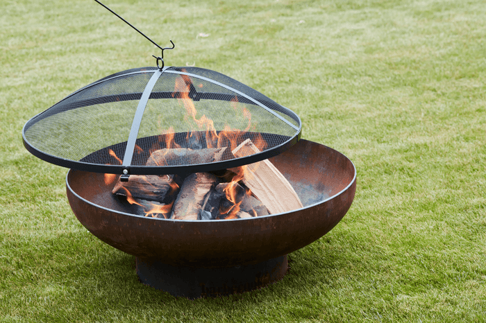 Barbecook Pare-étincelles En Métal Noir 75 Cm