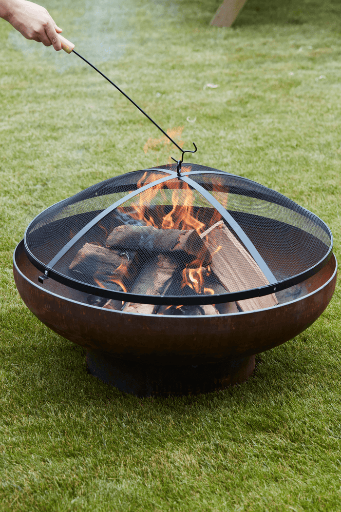 Barbecook Pare-étincelles En Métal Noir 75 Cm