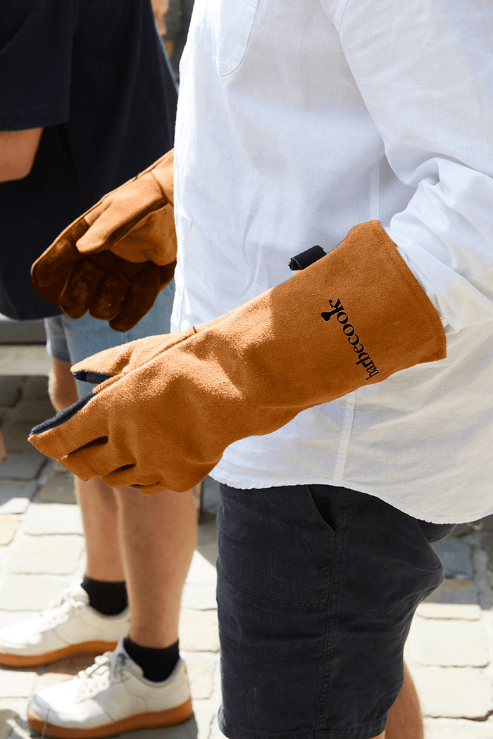 Barbecook Set De 2 Gants En Cuir Souple
