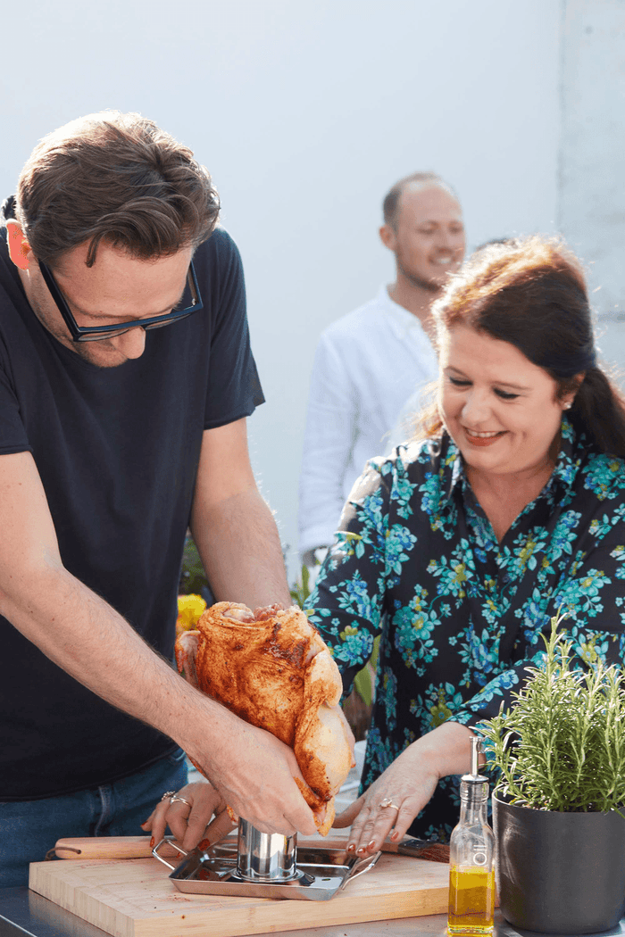 Barbecook Support De Cuisson Pour Poulet
