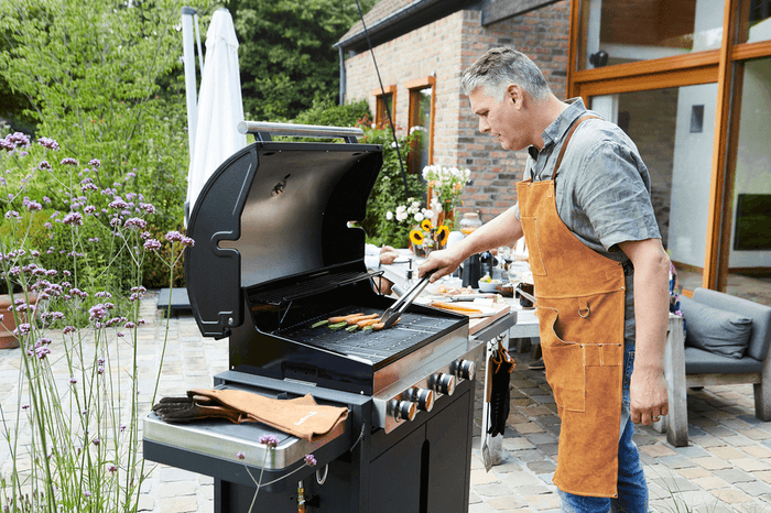 Barbecook Tablier En Cuir Souple