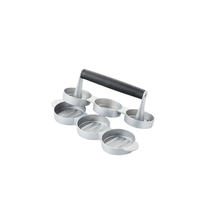 barbecook Mini presse à hamburger pour 3 hamburgers