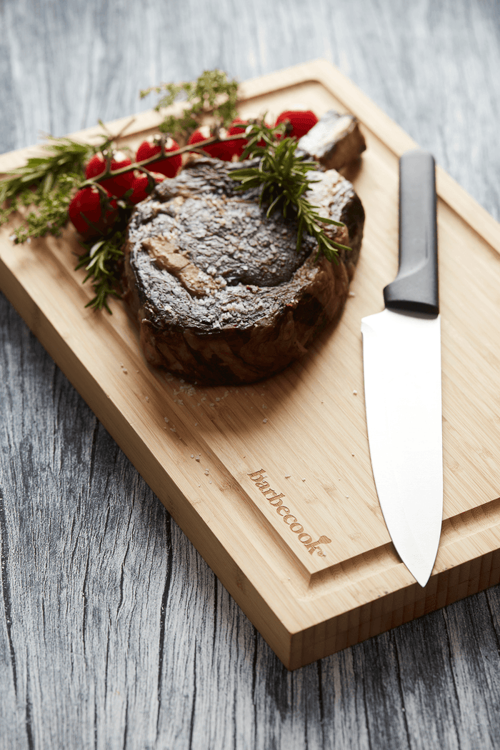 Barbecook Planche à Découper En Bambou Avec Rainure 40x30x3cm FSC®